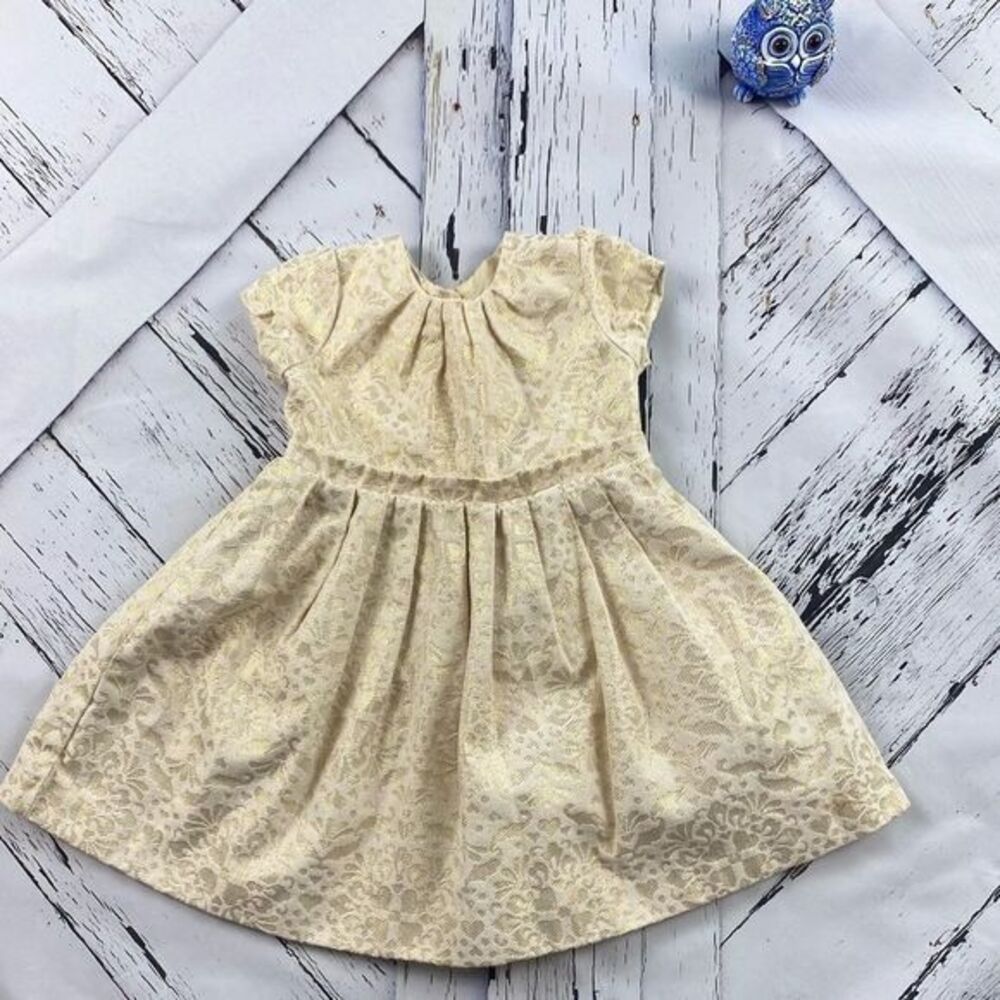 Holiday Edition gold dress 18months toddler girl